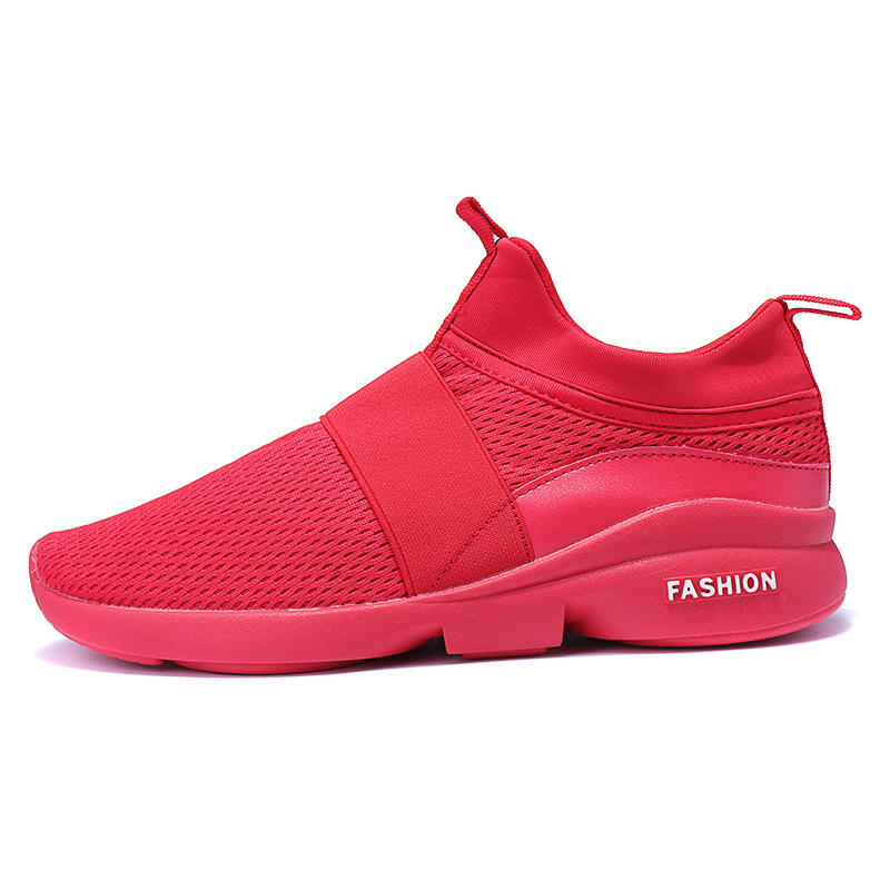 Outdoor Men Breathable Slip On Mesh Casual Sneakers Athletic Running Sports Shoes