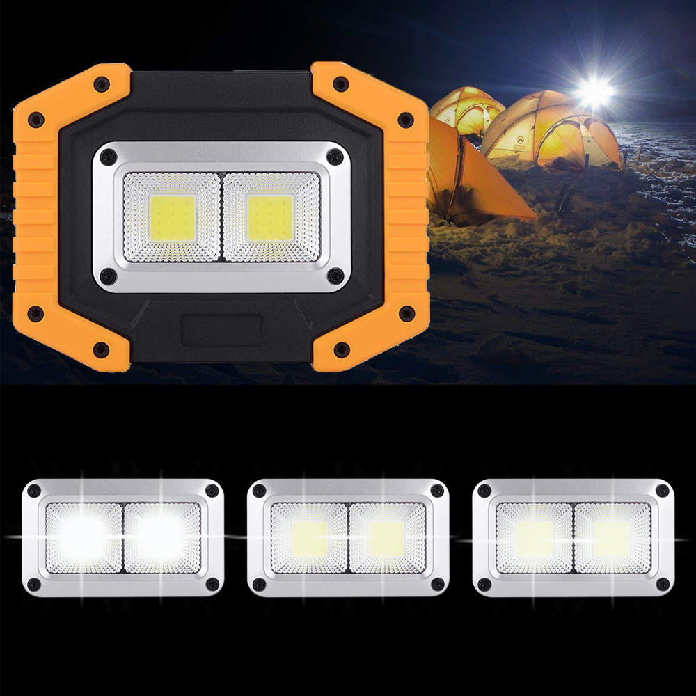 30W LED COB Outdoor IP65 Waterproof Work Light Camping Emergency Lantern Floodlight Flashlight