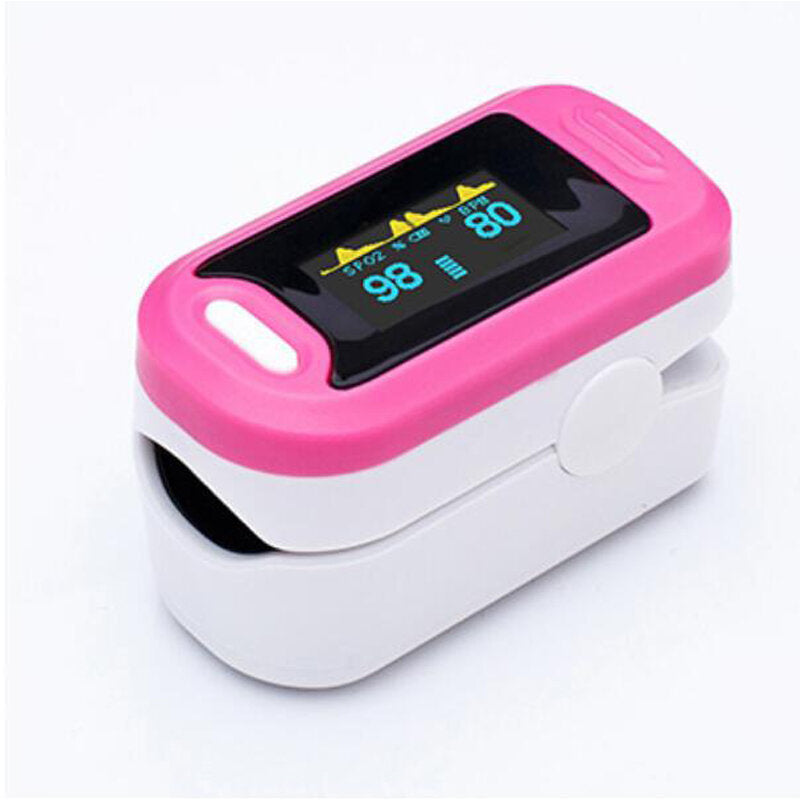 Portable Finger-Clamp Pulse Blood Oximeter Monitor SpO2 Blood Oxygen Saturometro Pulse Oximetro Monitor