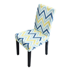 Nordic Style Elastic Cloth Chair Cover Printing Universal Chair Dust Cover For Home Office Decoration