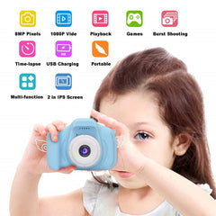Zoom Mini Digital Camera 2 inch Screen support 32GB TF Card for Kids Baby Cute Camcorder Video Chil 8M 1080P 4X