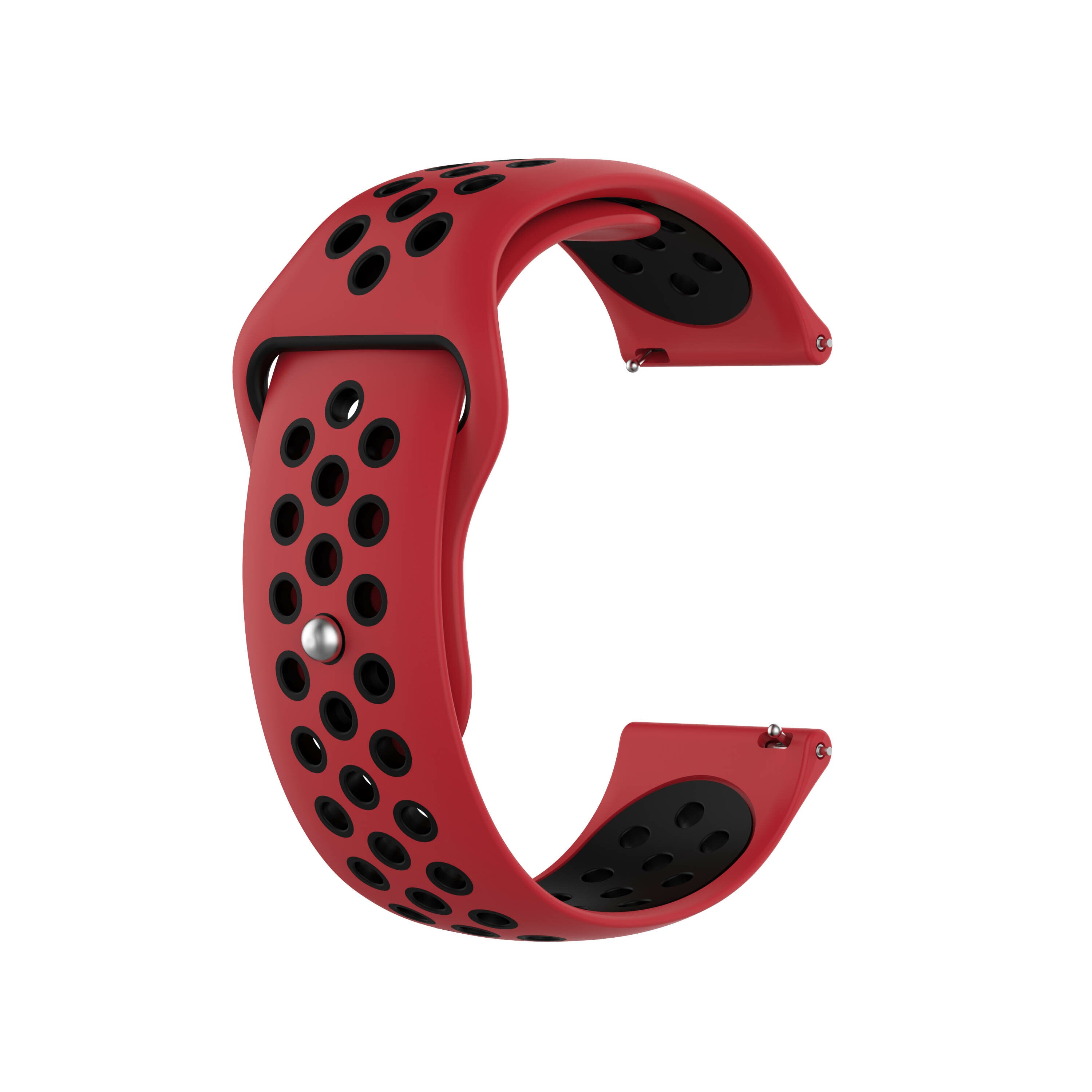 Two-color breathable Silicone Replacement Strap Smart Watch Band For Fitbit Versa 2