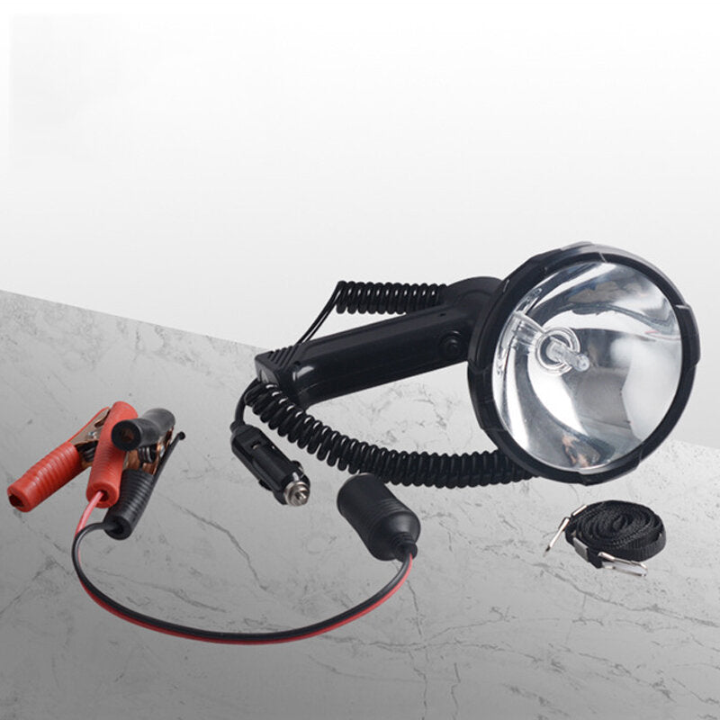 55W Strong Light Handheld Xenon Lamp Marine Long-range Searchlight Outdoor Camping Flashlight Torch