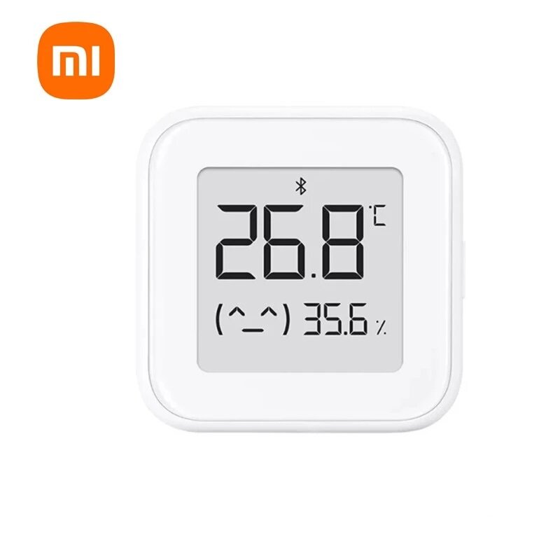 [Upgraded Version] bluetooth Thermometer Hygrometer Ink Screen Smart Temperature Humidity Monitor Reminder with Baby Mode 2 Years Battery Life Smart Linkage Work with Mijia APP
