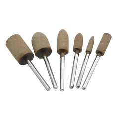 3mm Shank Cowhide Mounted Grinding Head Polishing Wheel Set for Electric Grinder Rotary Tool
