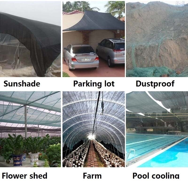 4*5 / 4*6 M Punched Encrypted Thicken Sunscreen Net Multi-functional for Sunshade Dustproof Flower Shed Farm