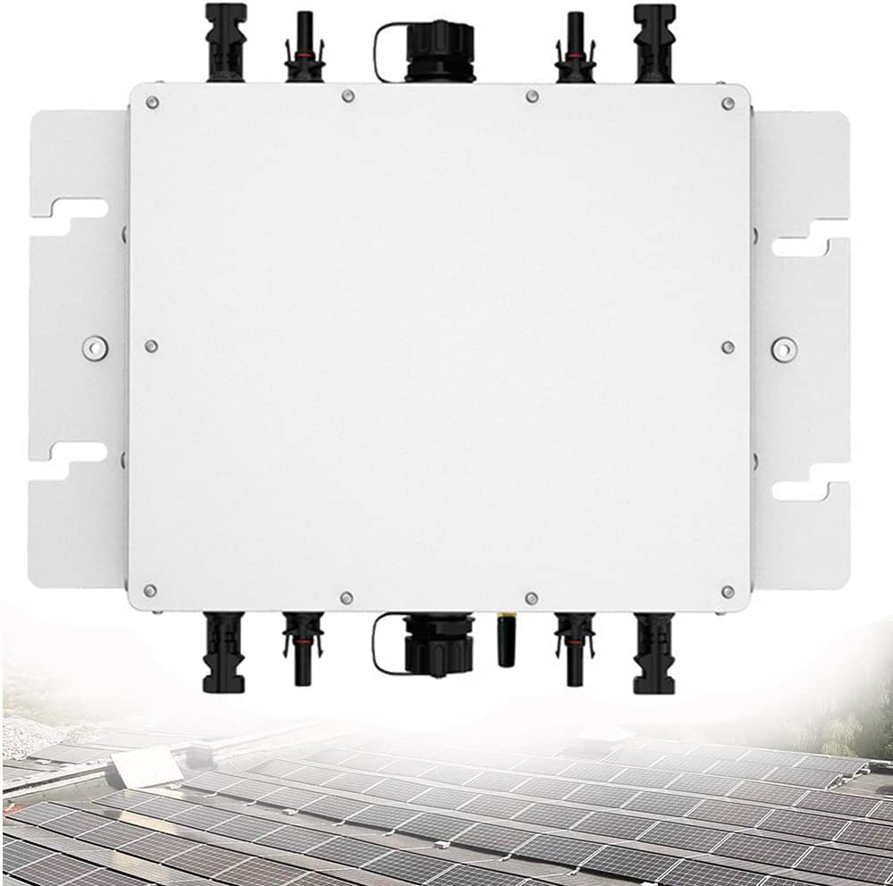 Solar Grid Tied Micro Inverter Mppt Dc to Ac 110v-230v Output for Panels, Auto Recognition and Ip65 Waterproof