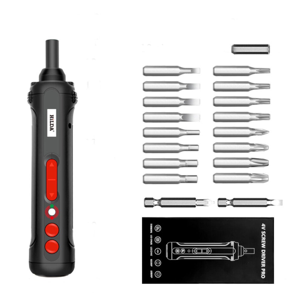Rechargeable Lithium Battery Electric Screwdriver Set Lithium Electric Screwdriver Mini Screwdriver Power Tools
