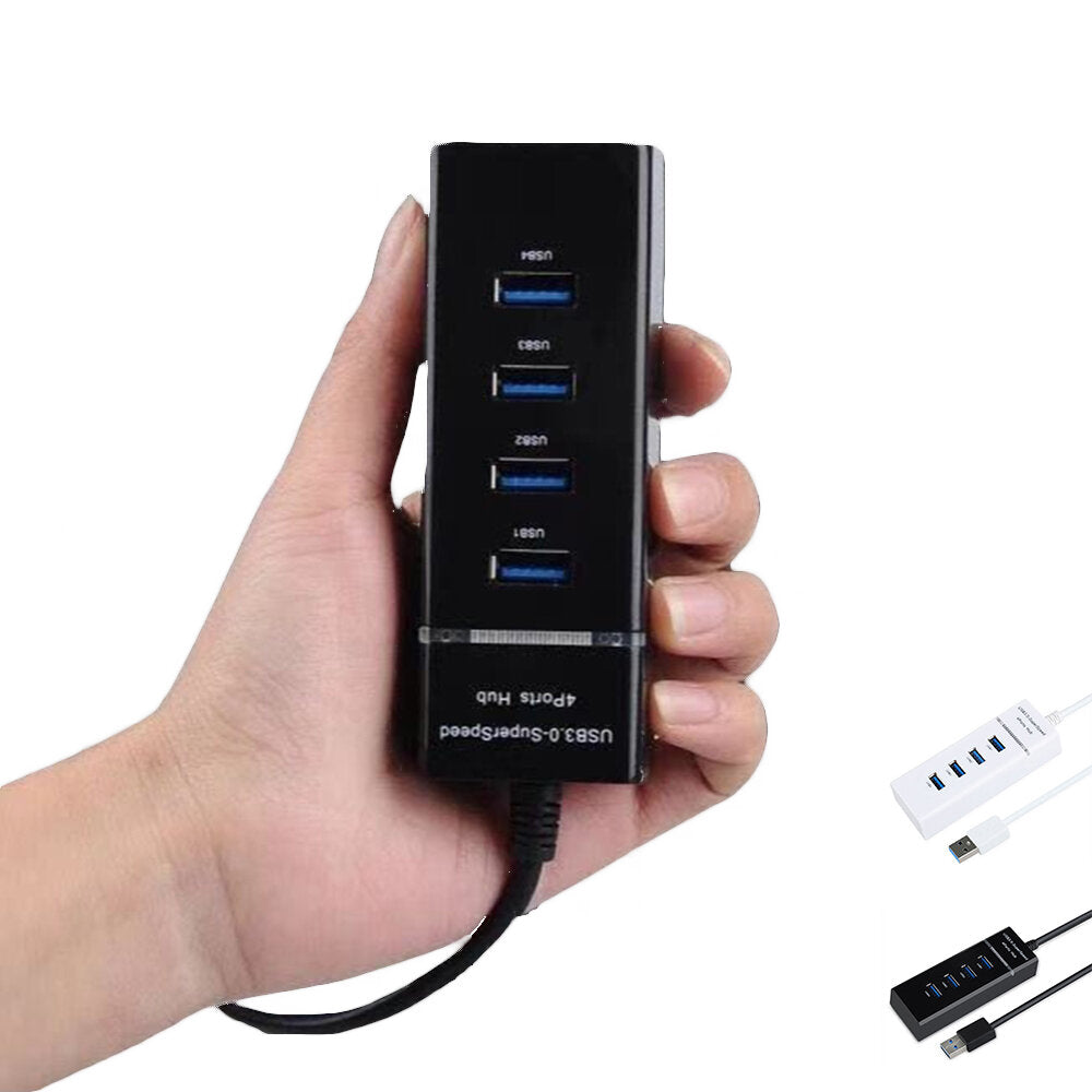 4-Port USB 3.0 Hub USB Splitter Multiple Extender One-to-Four Cable Seperater For PC Windows Macbook Computer Accessories