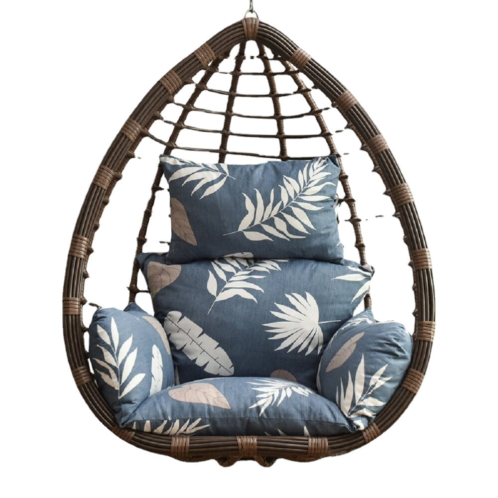 Swing Seat Cushion Hanging Basket Cushion Egg Hammock Outdoor Garden Terrace