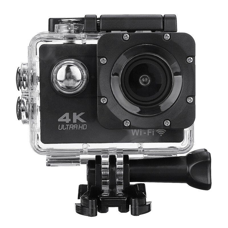 Action Camera WiFi 4K Sports Camera Ultra HD 30M 170 Wide Angle Waterproof DV Camcorder with EIS Gyroscope Dual Anti Shake