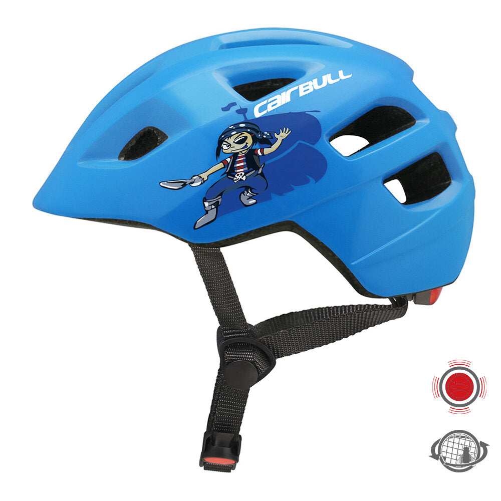 3Modes Lights PC+EPS Shock-proof Children Riding Helmet Kids Bicycle Helmet Balance Scooter Safety Helmet with Taillight
