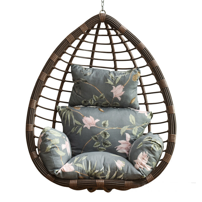 Swing Seat Cushion Hanging Basket Cushion Egg Hammock Outdoor Garden Terrace