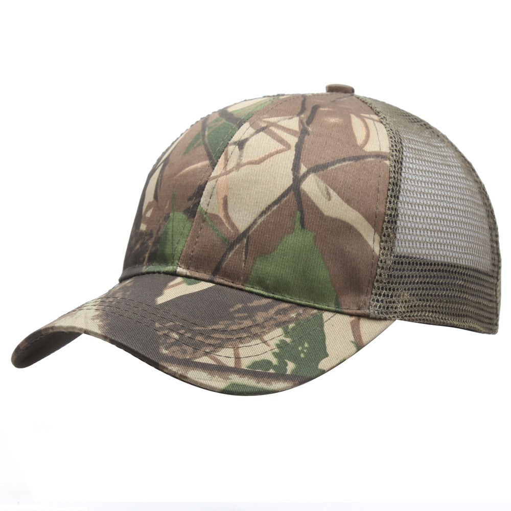 Men Camouflage Military Adjustable Hat Camo Hunting Fishing Army Baseball Cap UV Protection Outdoor Camping Hunting Jogging