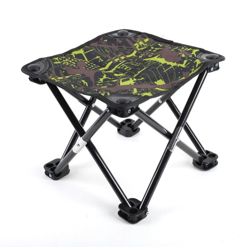 Outdoor Chair Camping Stool Folding Fishing Chair Conveniently Carry Seat Maximum Weight of 100KG