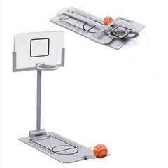Stress Relief Toy Foldable Mini Basketball Game Office Desktop Table Basketball Birthday Gift for NBA CBA Lovers Training Toys