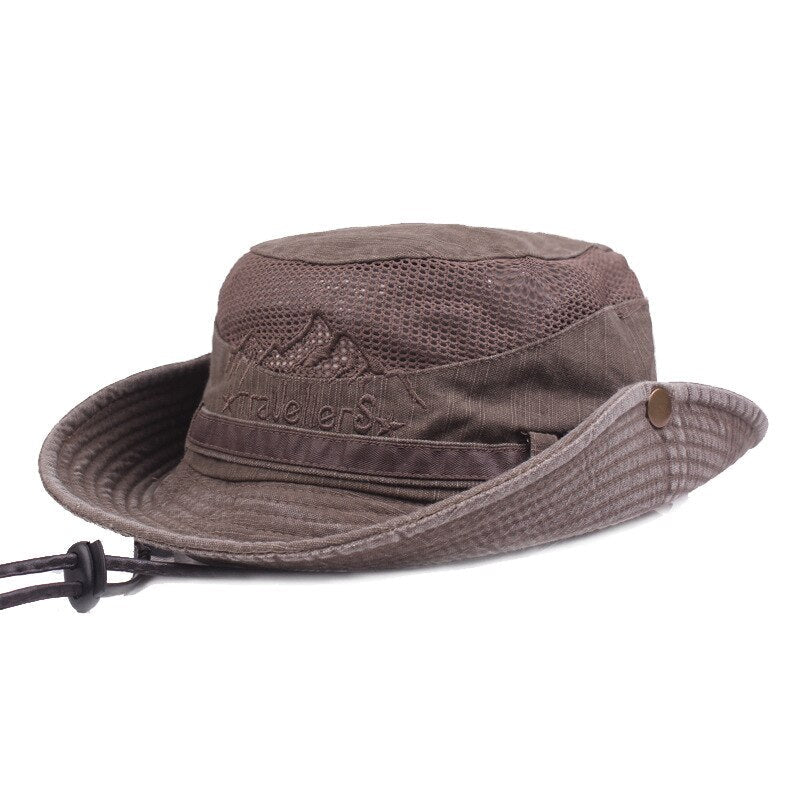 Hiking Hat Men Wide Brim Foldable Cap Summer Hat Sun Protection Hunting Hat Hiking Fishing Camping Outdoor Sport Caps