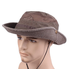 Hiking Hat Men Wide Brim Foldable Cap Summer Hat Sun Protection Hunting Hat Hiking Fishing Camping Outdoor Sport Caps