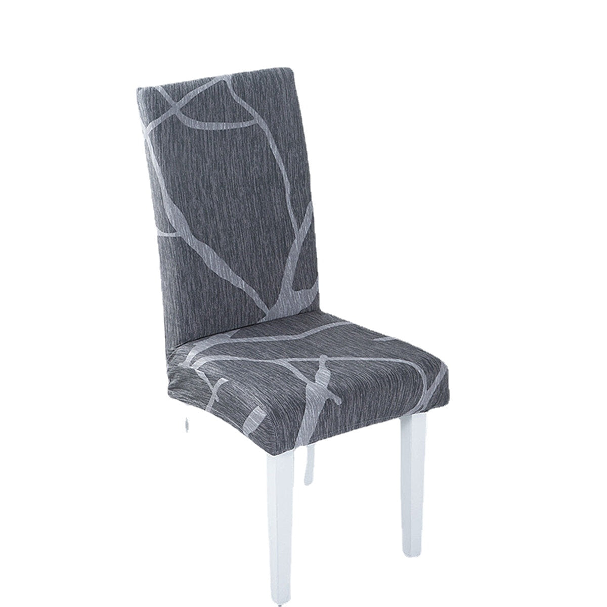 Elastic Dining Chair Cover Stretch Polyester Chair Seat Slipcover Office Computer Chair Protector Home Office Furniture Decor