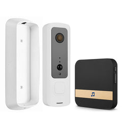 1080P Smart Wireless Video Doorbell Indoor Receiver Home Security Night Vision Battery Door Bell Intercom Monitor