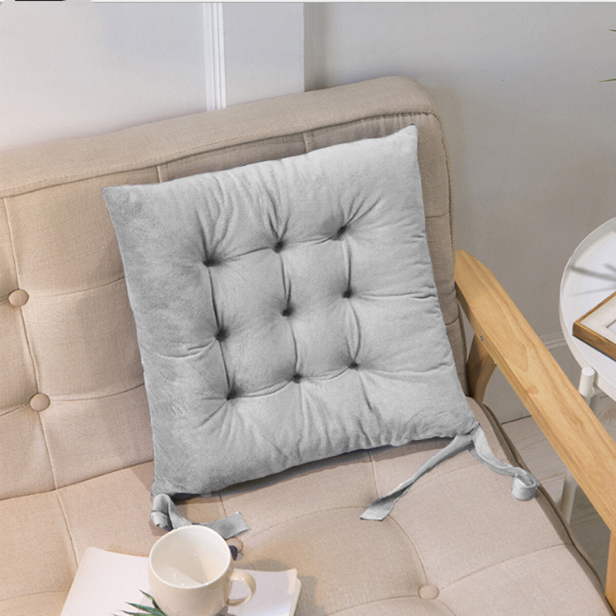 Square Thick Cushions Chair Seat Pad Dining Bedroom Garden Chair Seat Pillow for Home Décor 40*40cm