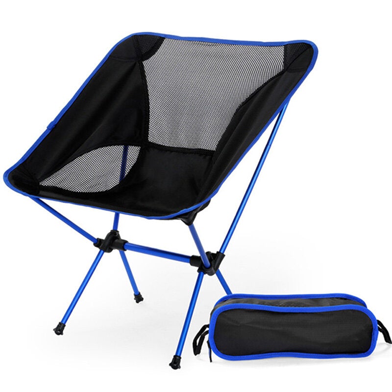 Portable Folding Camping Chair Beach Hiking Picnic Seat Extended Fishing Tools Chair For Travel