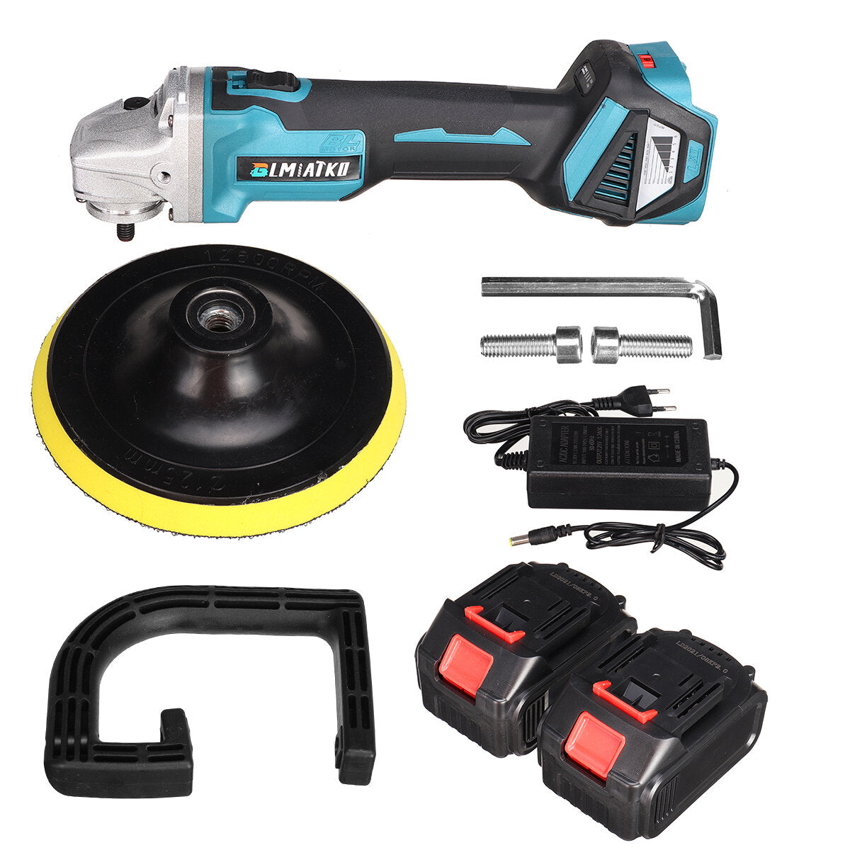 1600W 6 Gears Brushless Electric Polishing Machine Wireless Car Polisher Rechargeable Sanding Tools with/without Battery