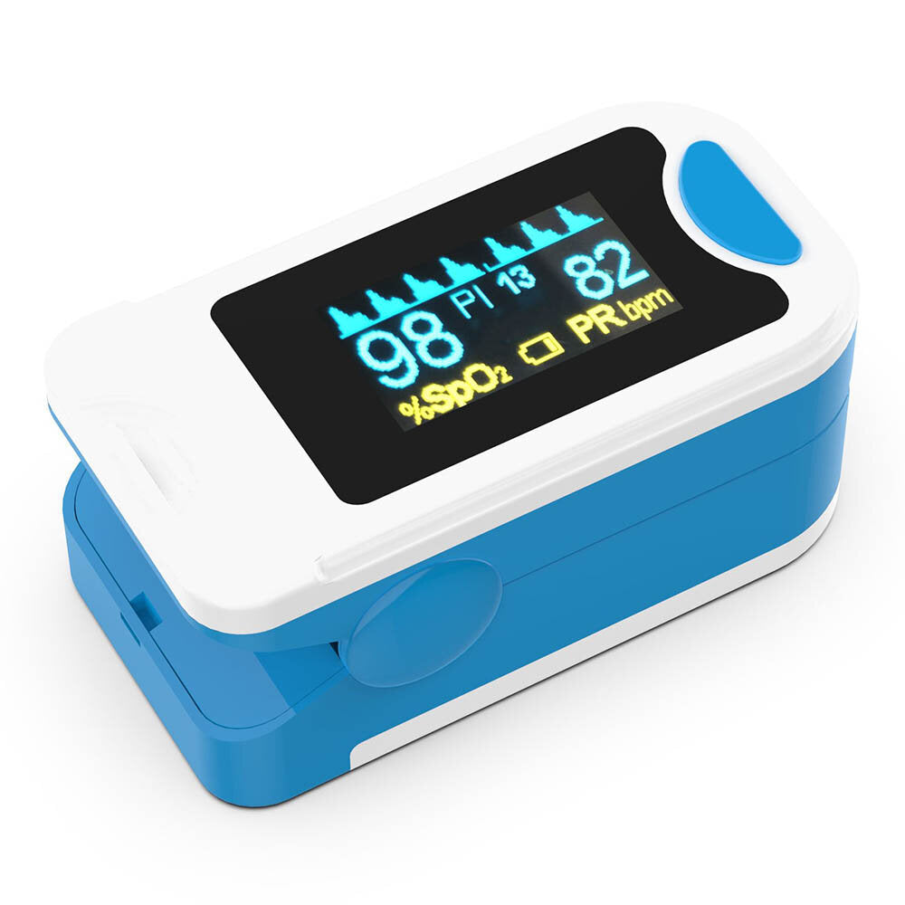 Household Portabl LED Fingertip Pulse Oximeter SPO2 PR+MISE Pulse Oximeter Blood Oxygen Monitor