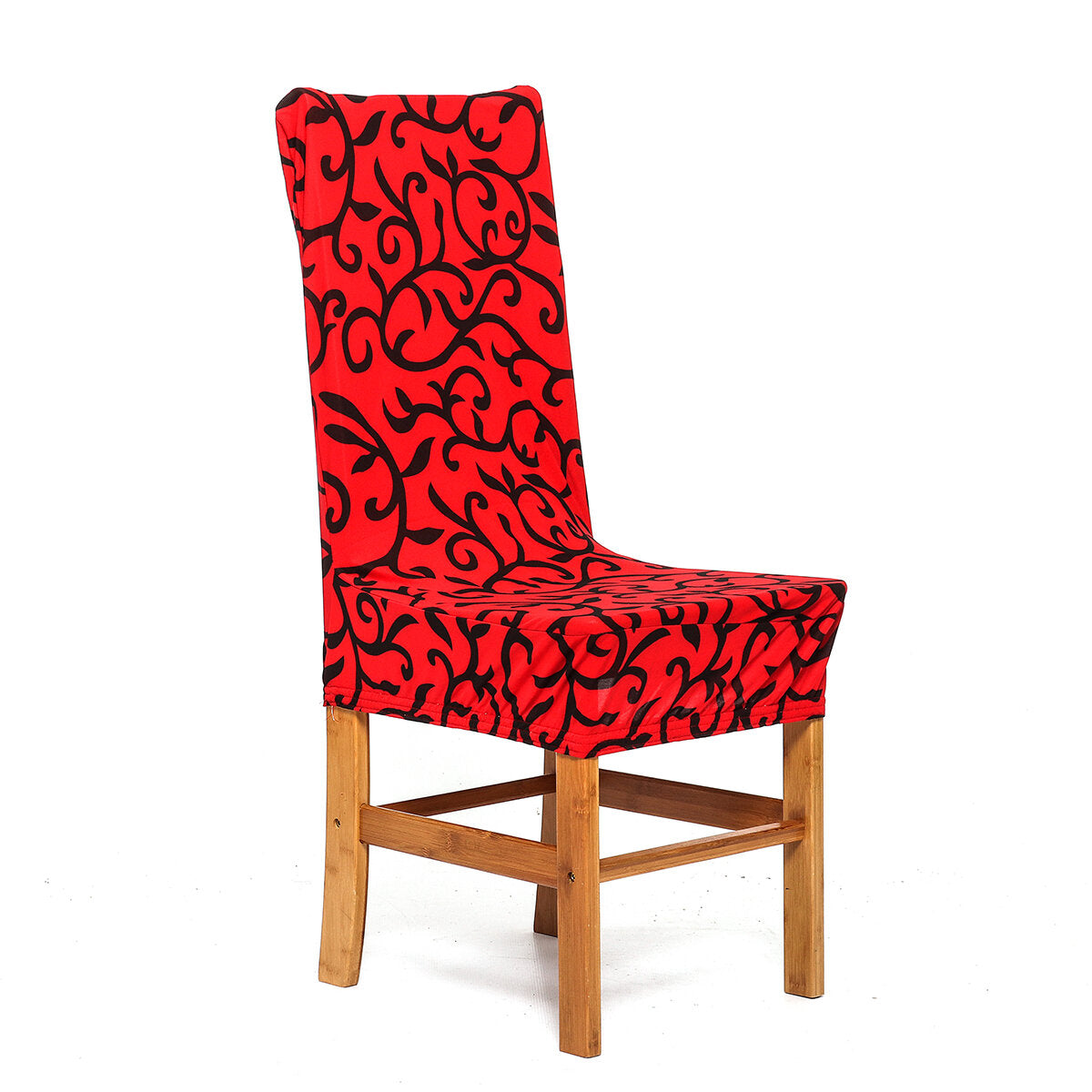 Elastic Dining Chair Cover Printing Stretch Chair Seat Slipcover Office Computer Chair Protector Home Office Furniture Decor