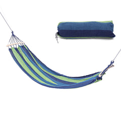 Ultralight Camping Hammock with Storage Bag Portable Rainbow Canvas Outdoor Activities Swing