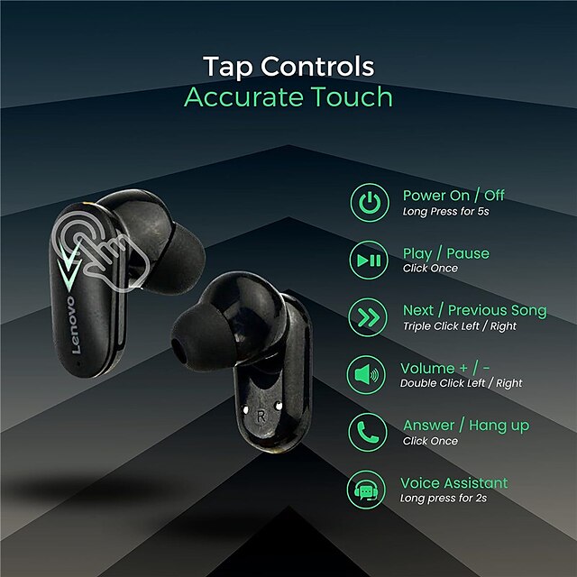 Wireless Earphones TWS In-Ear - Perfect Gift for Men and Women Birthday or Friendship Gift Crystal Clear Sound and Comfortable Fit