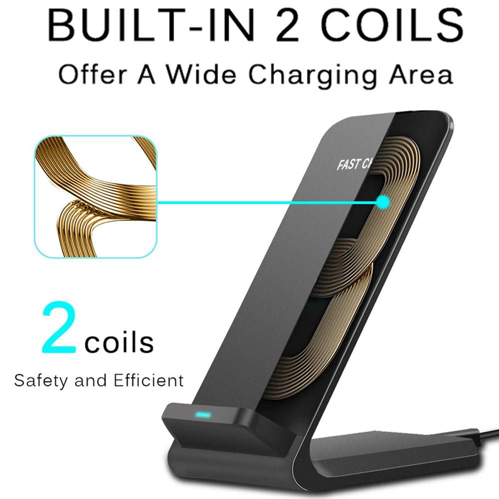 QI Wireless Charger Quick Charge Fast Charging for iPhone 8 / iPhone X - JustgreenBox