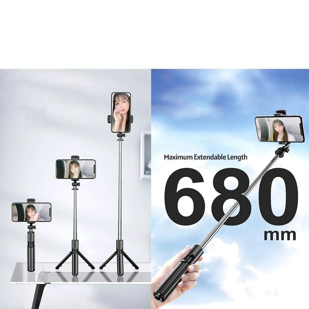 Mini 5-Section Extendable Selfie Stick Integrated