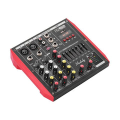 Portable 4-Channel Mixing Console Mixer