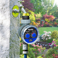 Garden Watering Timer Ball Valve Automatic Electronic Water Home Irrigation Controller System