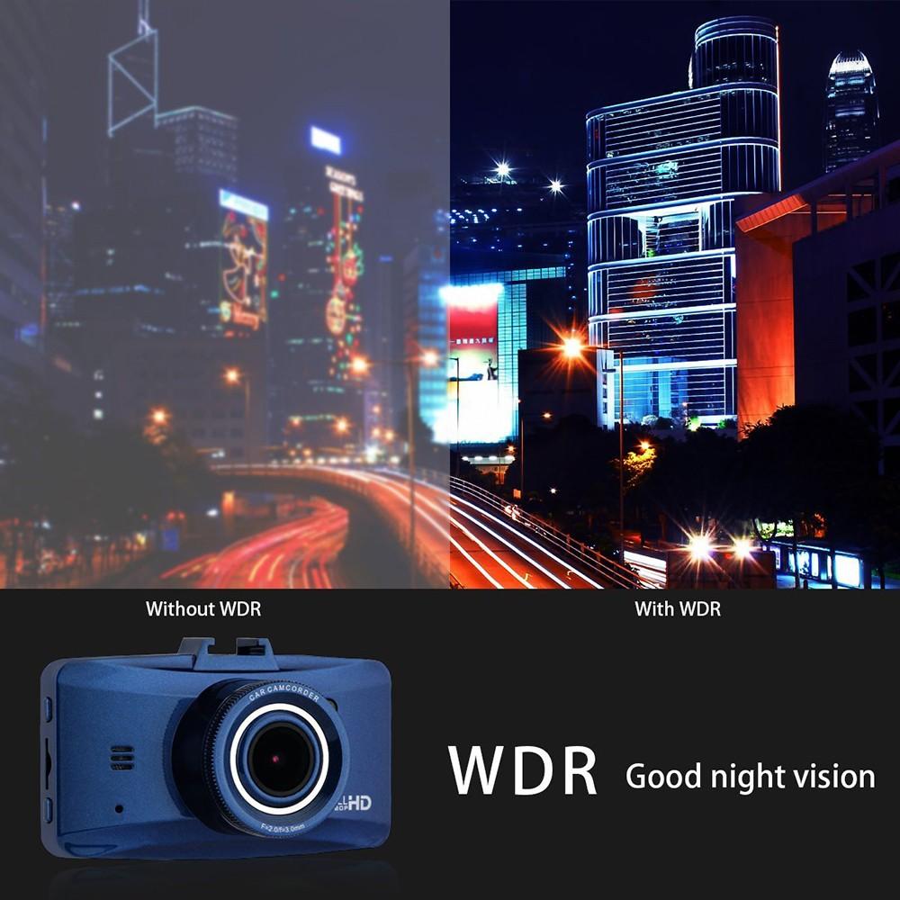 DVR Camera 1080P Full HD For Driving Recording Night Vision G-sensor Detector Video Recorder