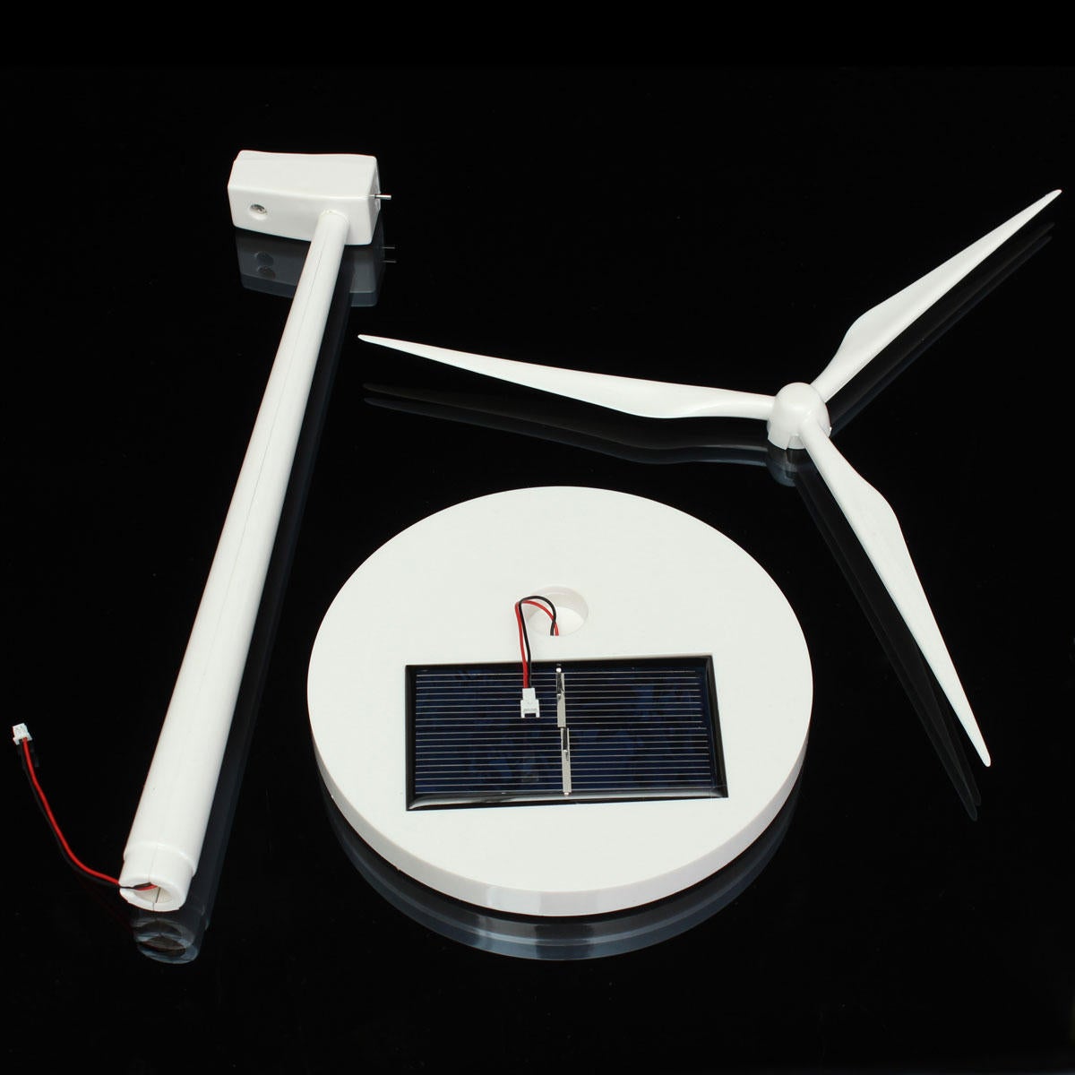 New Science Toy Desktop Model-Solar Powered Windmills/Wind Turbine & ABS plastics