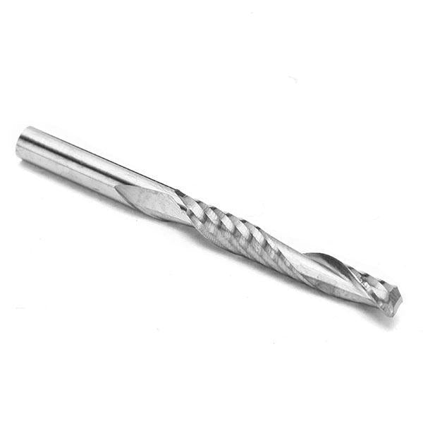 1/8 Inch Shank Single Flute End Mill Cutter Tungsten Steel CNC/PCB Engraving Bit 3.175x22mm