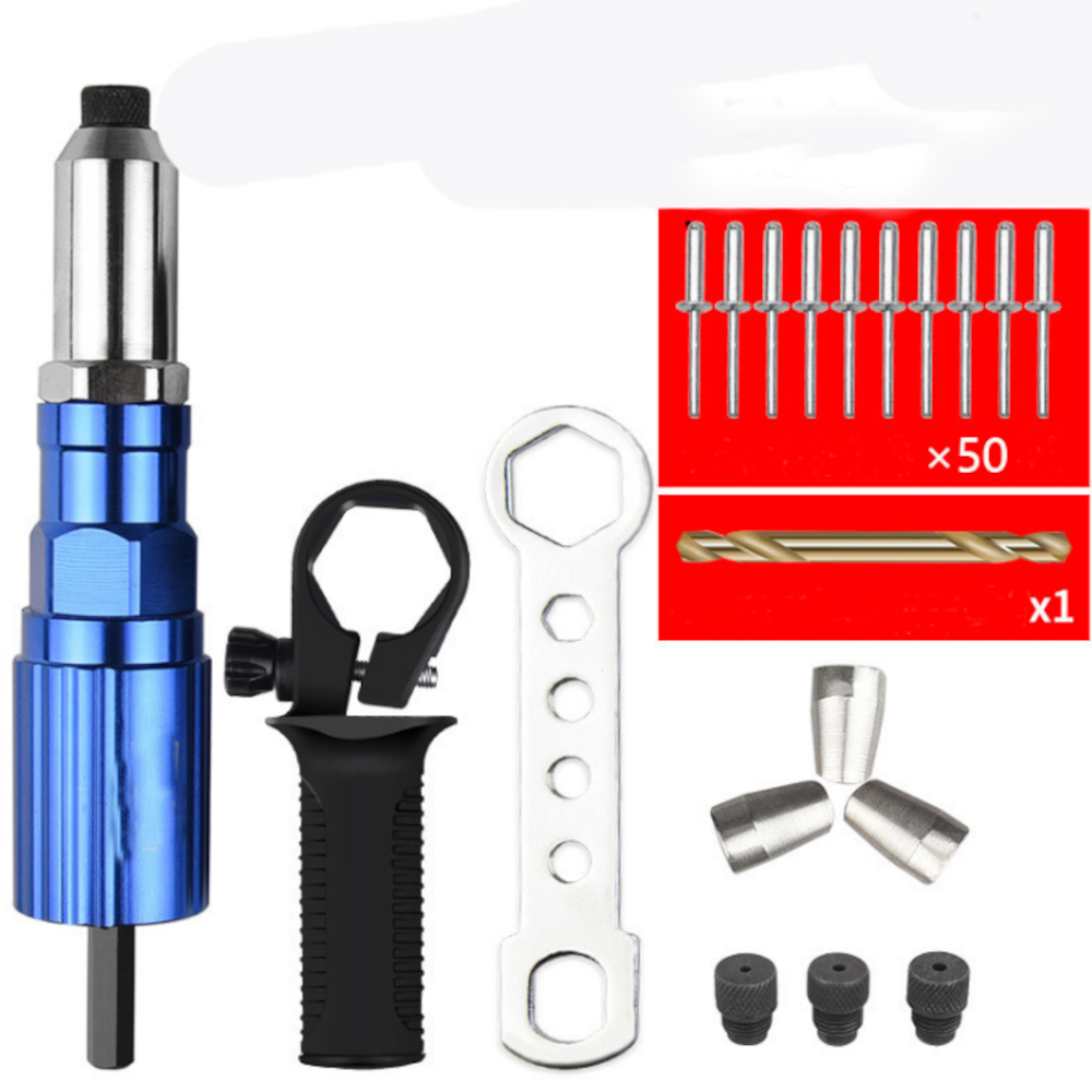 Upgrade Electric Rivet Nut Attachment Cordless Riveting Drill Adapter Riveting Tool