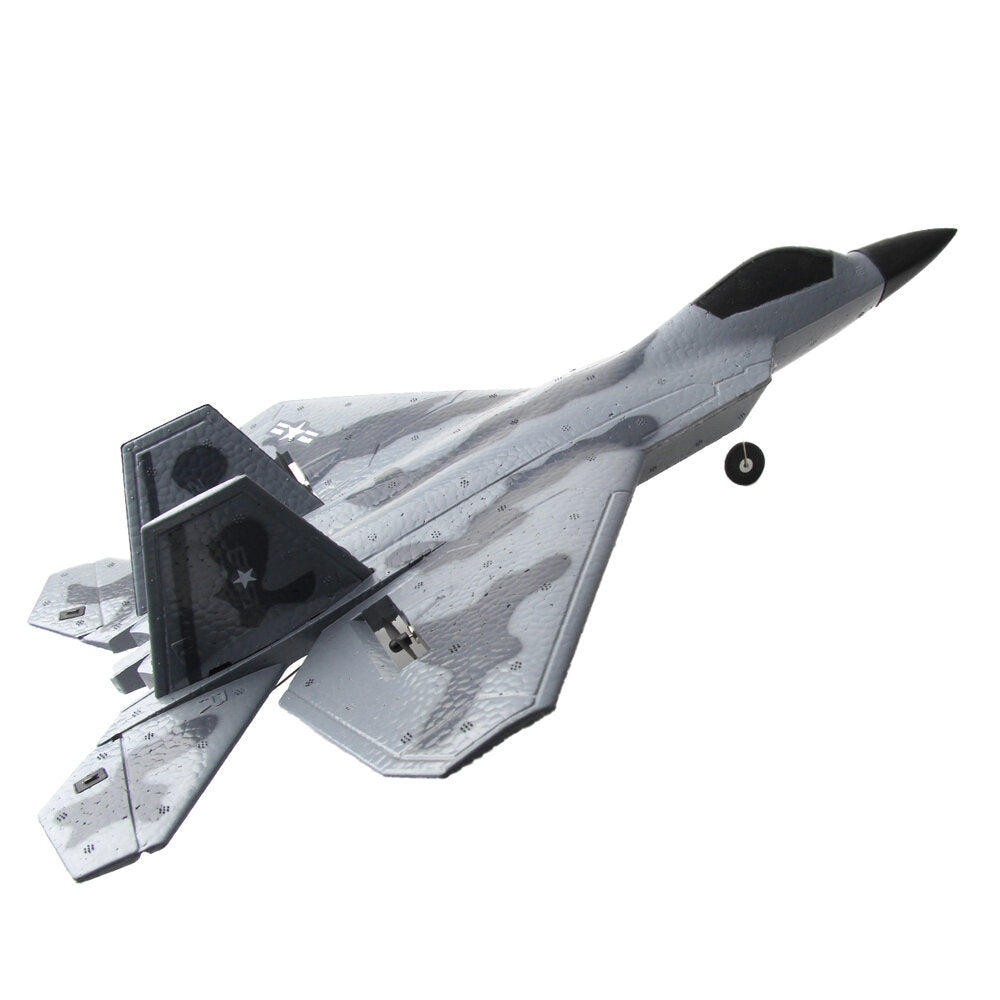 FX922 F-22 Raptor EPP 315mm Wingspan 2.4GHz 3CH Built-in Gyro Dual-Engine Power RC Airplane Jet Trainer Warbird Fixed Wing RTF for Beginner