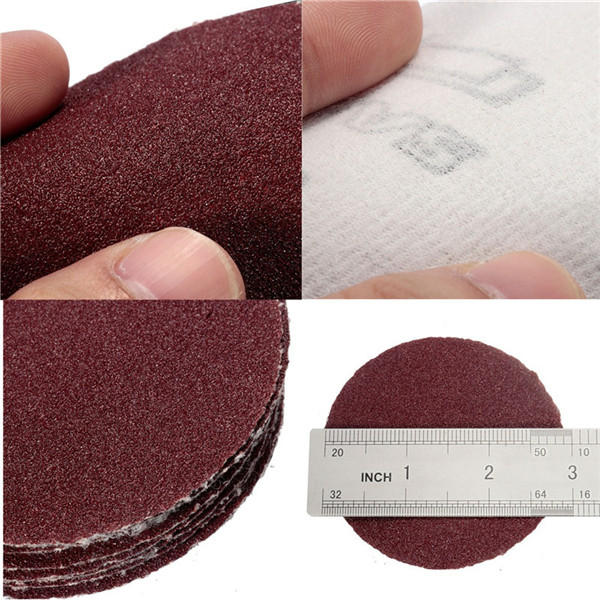 10pcs 3 Inch 40-2000 Grit Sander Disc Sanding Paper Abrasive Tool Sandpaper