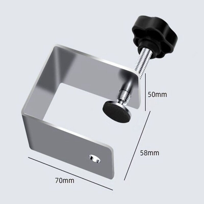 Woodworking Jig for Cabinet Drawer Installation - Steel Clamps & Clips