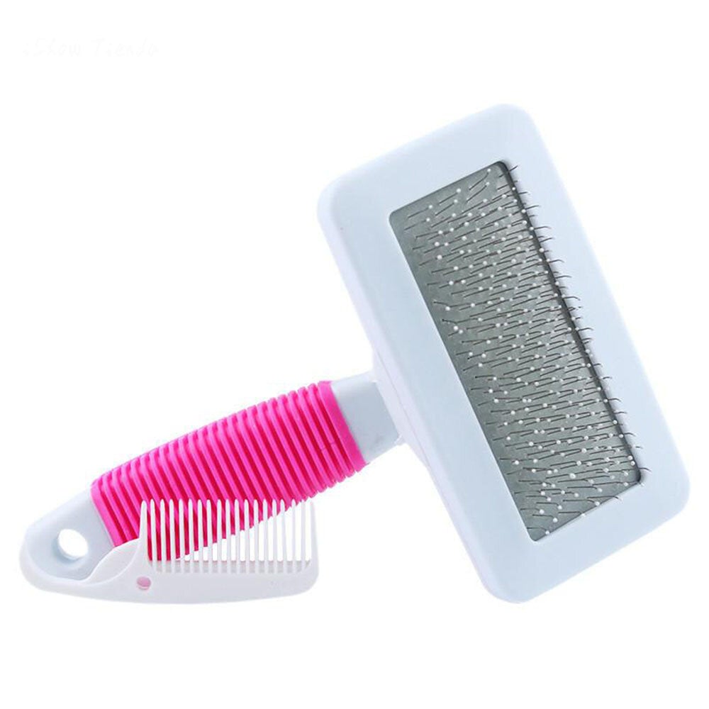 Pet Puppy Dog Cat Hair Shedding Grooming Pet Hair Trimmer Fur Comb Brush Slicker Tool