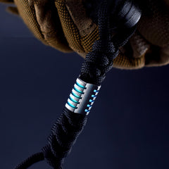 Titanium Beads EDC Self-luminous Rope Cord Bead Paracord Bead Pendant Never Rusted Knife Cord Outdoor Camping Climbing