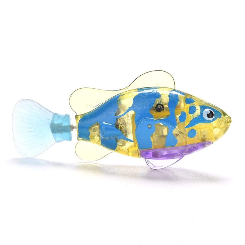 Fish Activated Battery Powered Robotic Pet Toys for Fishing Tank Decorating Fish