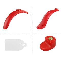 Electric Scooters Wheel Fender Sets For M365/Pro Electric Scooter Front Rear Scooters Fender License Plate Rear Fender Fastener