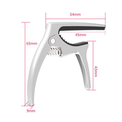 Galux GC-500U Mini Metal Ukulele Capo Single-handed Quick Change Fit For 4 String Ukulele