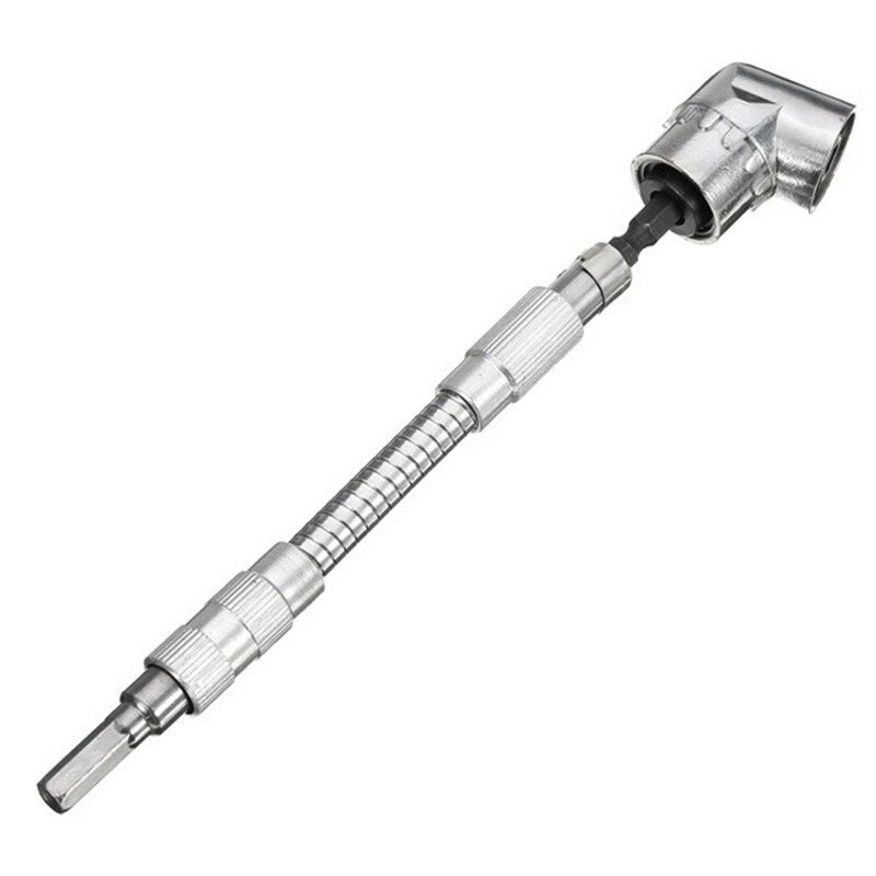 105 1/4 Inch Hex Shank Drill Bit Angle Driver With Flexible Screwdriver Extension Bit Holder