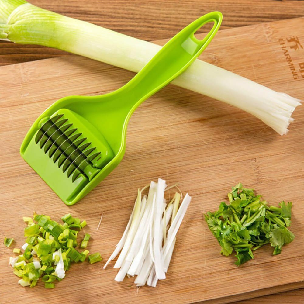 Stainless Steel Green Onion Slicer Vegetable Garlic Cutter Shredder Kitchen Tools