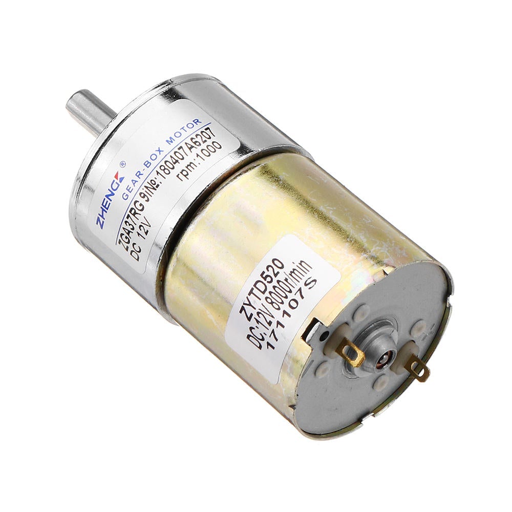 12V 1000RPM Reduction Motor DC Gear Motor